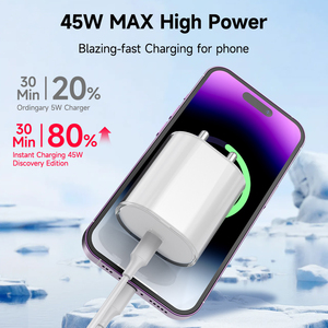 <span class=keywords><strong>Chargeur</strong></span> de voiture et d'ordinateur portable USB à charge super rapide de type C avec prise indienne PD30W 45W QC3.0 5V/3A pour OnePlus Realme - Product Image 5