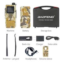Talkie-walkie 10W haute puissance, radio bidirectionnelle double bande AM VHF UHF, GPS APRS, pour batterie 2500mAh, écran couleur 1,77 pouces
