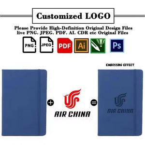 Wholesale A6 PU School Notebooks Leather Journal Notebook for Promo Business Gift Custom Logo Printing Hard Cover <b>Note</b> <b>Books</b> - Product Image 2