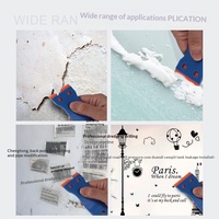 YINXIN YX202603221 Grattoir Décolleur d'Adhésif en Plastique Multifonctionnel pour Nettoyage de Film Automobile avec Raclette et Poignée