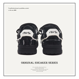 Scarpe da uomo Guangzhou Shoes <span class=keywords><strong>Star</strong></span> American Street <span class=keywords><strong>con</strong></span> lacci, stile skateboard, basse, nere, alla moda, per coppia, <span class=keywords><strong>con</strong></span> fodera in tessuto - Product Image 4