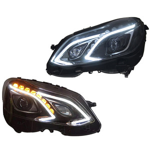 Modificación del conjunto de faros delanteros para <span class=keywords><strong>Mercedes</strong></span> Benz <span class=keywords><strong>Clase</strong></span> E W212 2010-2015, nueva luz diurna LED de baja elevación. - Product Image 2