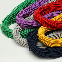 2mm Coloré Haute Qualité Bande Élastique Ronde Ronde Corde Élastique Bande de Caoutchouc Élastique Ligne BRICOLAGE Accessoires De Couture