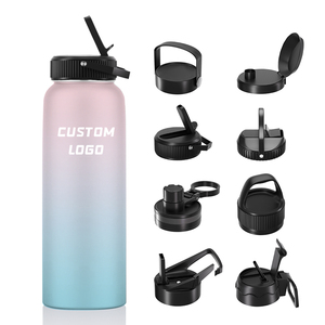 Botellas de Acero Inoxidable al Vacío con Logotipo Personalizado, 22Oz 25Oz 32Oz 40Oz, Botella de Agua Portátil para Ciclismo con Tapa - Product Image 4
