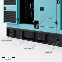 Générateur diesel super silencieux Yuchai Cummins 20kVA 30kVA 50kW 100kVA 150kW 160kW 200kW 250kW 300kW 400kW 500kW 3 phases 50Hz 60Hz