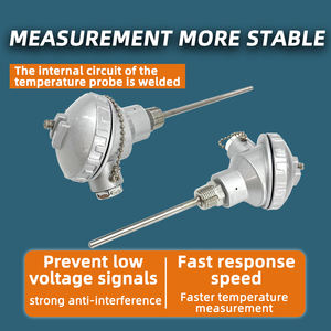K/C/R/B/S/J/PT100 الحرارية البلاتين الروديوم الحرارية الحرارية فرن السيراميك مع أنبوب السيراميك - Product Image 3