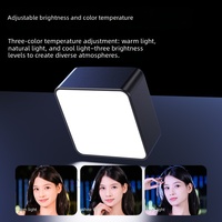 Lampu LED M3 Laris Manis, Temperatur Warna Dapat Diatur 2500-9000K, Lampu Video Fotografi Isi Ulang untuk Kamera Mini Pocket 3