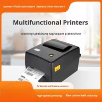 Imprimante d'étiquettes thermiques à code-barres, lavable, livraison express, ruban de carbone de 90 m pour connexion 108 mm Xprinter XP-TT424B/TT434B