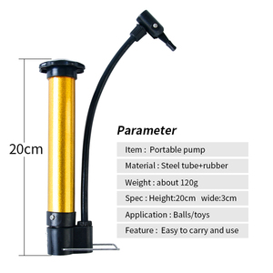 <span class=keywords><strong>Pompa</strong></span> Gonfiabile Portatile Multifunzione per Casa e Sport, Alta Pressione, per Palloni da Basket, Calcio e <span class=keywords><strong>Biciclette</strong></span> - Product Image 2
