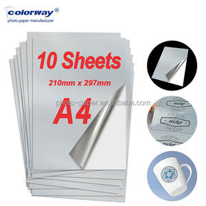 Papel Adhesivo Vinílico Plateado Mate Premium Colorway, Impermeable, Imprimible para <span class=keywords><strong>Impresora</strong></span> de Inyección de Tinta, para Computadora, Cámara, Teléfono, PET - Product Image 4