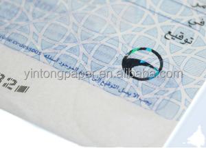 Papel DE SEGURIDAD DE boleta electoral personalizado con marca de agua de seguridad antimanipulación fibras UV antifalsificación para boleta - Product Image 2