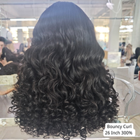 Pelucas de Cabello Humano Pre-cortadas con Encaje 5x7, sin Pegamento, Rizos Voluminosos, 300% de Densidad, Peluca Frontal de Encaje 13x4 para Mujer, Venta al Por Mayor