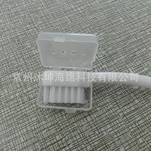 Cepillo de dientes de viaje Munkcare con cabezal de succión, mango verde, desechable, para cuidado bucal - Product Image 4
