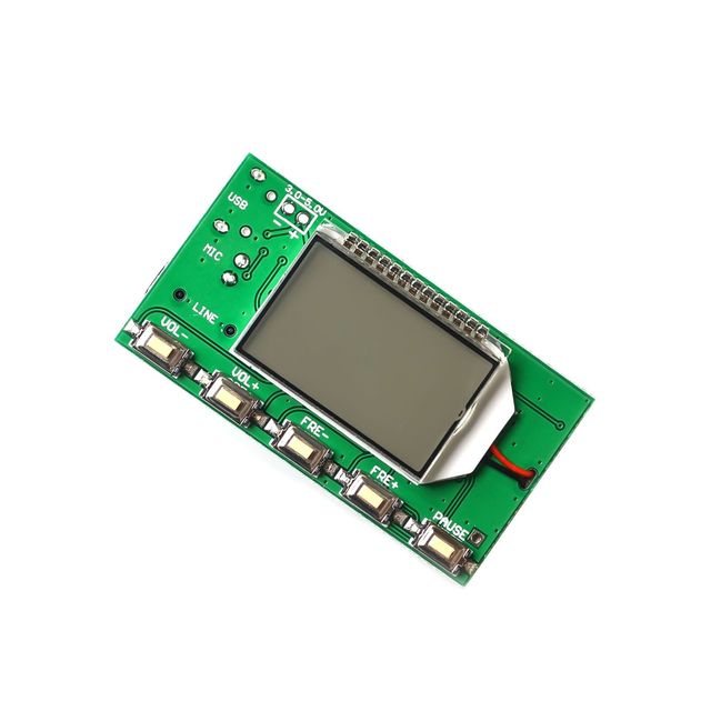 DSP PLL 87-108MHz Stereo FM Transmitter Module Digital Wireless Microphone Board Multi-function Frequency Modulation