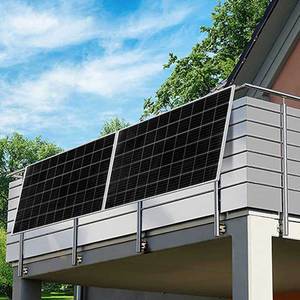 EU Warehouse 800 Watt <strong>Small</strong> on Grid Balcony Solar Glass Curtain <strong>Power</strong> <strong>Plants</strong> Balkonkraftwerk Solar Halterung - Product Image 6