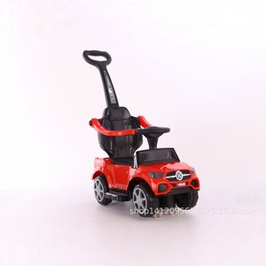 Childrens Gliding Stroller Ride On Car With Handlebars 4 Wheel Push Toy Vehicle For 2 To 4 Years Old Kids Red Color - Product Image 3