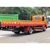 Truk Diesel Euro 5 Baru 700P 189HP 4X2 6m Single Cab Stake Body Cargo Truck dengan Kamera Belakang