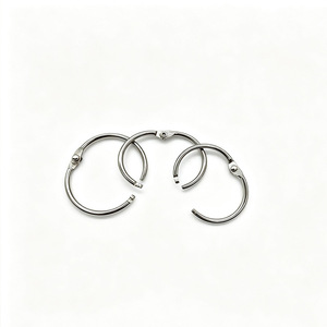 Qixin <b>Binder</b> <b>Rings</b> Steel Wire Open End Loose Leaf Album Craft Supplies 5 Sizes Set - Product Image 3