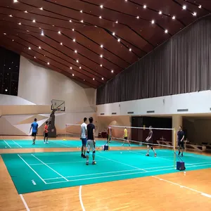 2022 Fabrik preis Verschleiß festigkeit Kunststoff Basketball Badminton platz Volleyball Fitness studio Badminton platz Matte