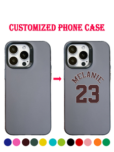 <span class=keywords><strong>Cover</strong></span> per Telefono Personalizzata <span class=keywords><strong>con</strong></span> Nome e Numero Stile Varsity, Personalizzazione Unica, Verniciatura UV Multicolore, <span class=keywords><strong>Cover</strong></span> Opaca in TPU per 17/16/15/14 Pro Max - Product Image 2