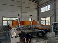 Machine de gravure sur pierre JK-2020 à 4 axes, haute efficacité, haute précision, avec deux têtes et deux tables rotatives séparées, puissance 15 kW