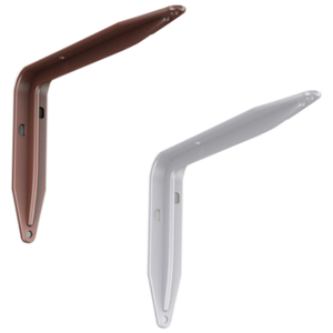 SOPORTE ESTANTERIA RIBBED PESADO IDEAL STAR 110x150mm-Marrón - Product Image 1