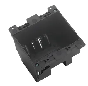 Caja de empalme de plástico para GFCI/salida/interruptor, dispositivo de alta resistencia, antigua, NEMA estándar