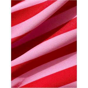 FOXA Women's 2 Piece Striped <b>Bikini</b> Set Halter Triangle Swimsuit <b>String</b> Bathing Suit Beach Vacation Clothes - Product Image 5