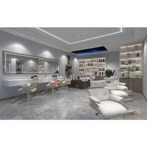 Hot Design <strong>Pl</strong> Shop showcase Mall Salon Kiosk Design Salon Shop Cabinet Design Mini Display Shelf Beauty Mall Salon Kiosk Design OEM - Product Image 1