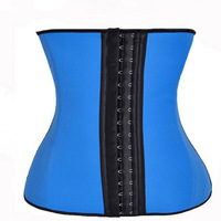 Cincher de cintura de látex para mujer, 9 huesos de acero, recortador de cintura de látex, cinturón deportivo para pérdida de peso