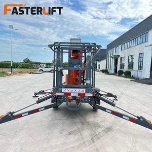 16m 18M 20m Motor diésel articulado hidráulico remolcable en promoción Elevadores de pluma de altura de elevación - Product Image 6