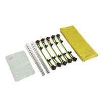 Lit pliant en aluminium pour randonnée et camping, lit en métal compact, accessoire d'extérieur pour randonnée et randonnée, prix d'usine