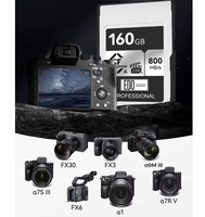Carte de stockage CF Express Type A 128 Go 256 Go 512 Go 1 To 800 Mo/s Mémoire haute vitesse Vidéo et photo 4K 8K