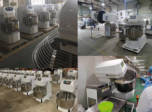 Máquina para Amasar Harina, Mezcladora de Masa Espiral de Acero Inoxidable, Mezcladora de Masa Industrial de 50 Litros - Product Image 6