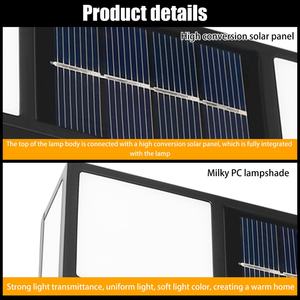 Lámpara Solar de Pared para Exteriores, Impermeable, con Iluminación Superior e Inferior, para Jardín, Patio, Terraza, Balcón - Product Image 3