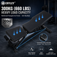 Banc de musculation réglable de qualité commerciale, inclinable multi-angles, pour haltères, idéal pour la maison, la salle de sport, l'entraînement de force et les exercices de fitness