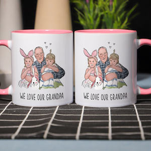 Taza de café de cerámica de 11 Oz para <span class=keywords><strong>abuelo</strong></span>, taza duradera de marca Diytree para regalo familiar del Día del Padre - Product Image 6