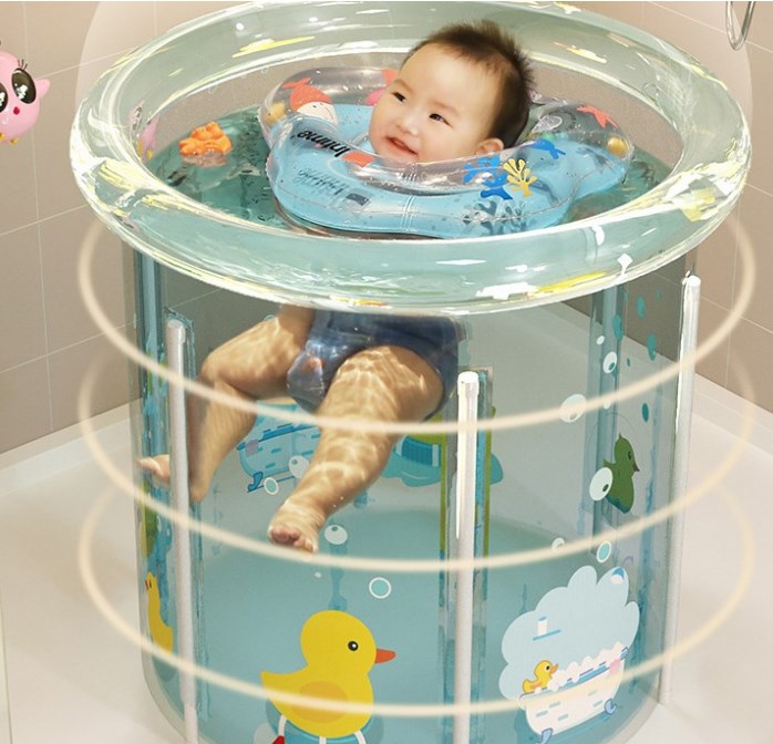 Inflatable Infant Tub Baby Inflatable Bathtub Portable