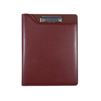 Carpeta organizadora de archivos de cuero a4, estuche rígido con carpeta, presentación personalizada