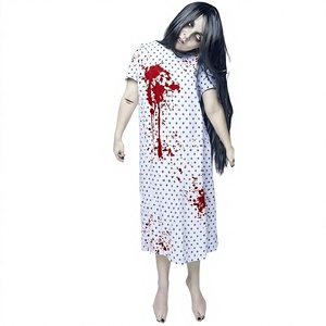 Delantal de Terror con Manchas de Sangre para Adultos All Saints, para Representaciones Escénicas, Unisex, Material de Poliéster, Secretos del Cuarto, Escape de <span class=keywords><strong>Casa</strong></span> Embrujada - Product Image 1