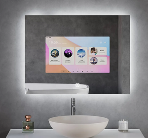 Fábrica al por mayor de gran tamaño de alta definición de <span class=keywords><strong>cuerpo</strong></span> completo estudio de baile gimnasio <span class=keywords><strong>espejo</strong></span> de pared con luz LED - Product Image 3