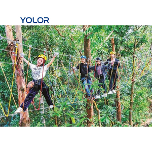 Cadre d'escalade en plein air Obstacle Adventure Jungle High Rope Course à vendre - Product Image 1