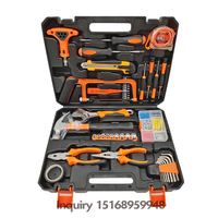 Boîte à outils mécaniques pour réparation automobile, 108 pièces, 1/2 et 1/4 pouce, avec étui rouge – Prix abordable