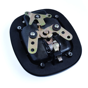 Gấp i-xử lý ổ khóa hộp công cụ hợp kim kẽm sơn tĩnh điện màu đen kéo chốt khóa - Product Image 4