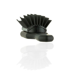 Cepillos de pelo de plástico para hombre, alta calidad, color negro, 9 filas - Product Image 4