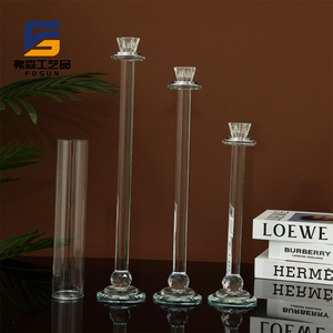 Centro de Mesa Moderno de Cristal Plateado, Elegante Portavelas para Fiestas con Soporte para Flores y Frascos de Linterna para Bodas - Product Image 4