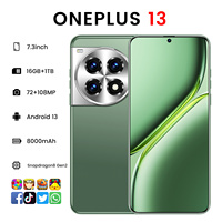 Nuevo Teléfono Inteligente One Plus 13 5G, 16 GB de RAM, 1 TB de Almacenamiento, Deca Core, Pantalla OLED de 7.3 Pulgadas y 90 Hz, Cámara de 108 MP, Android