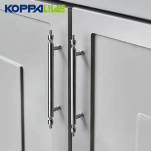 رأس تاج فاخر من النحاس الأصفر على الطراز الفرنسي من Koppalive للمطبخ مطلي بالذهب PVD يسحب درج من النحاس الصلب المطلي بمرآة - Product Image 4