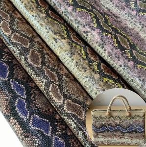 Özel yılan desen biyobozunur jüt kumaş el sanatları ve perdeler için tatil süslemeleri ve çanta için baskılı - Product Image 1