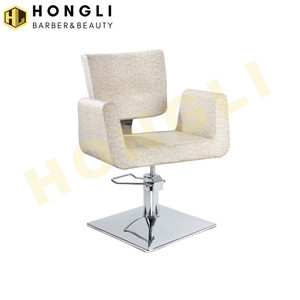 Chaise de barbier inclinable en gros, chaise de salon tout usage blanche, mobilier de salon de coiffure, chaise de barbier pas chère pour salon de coiffure - Product Image 4